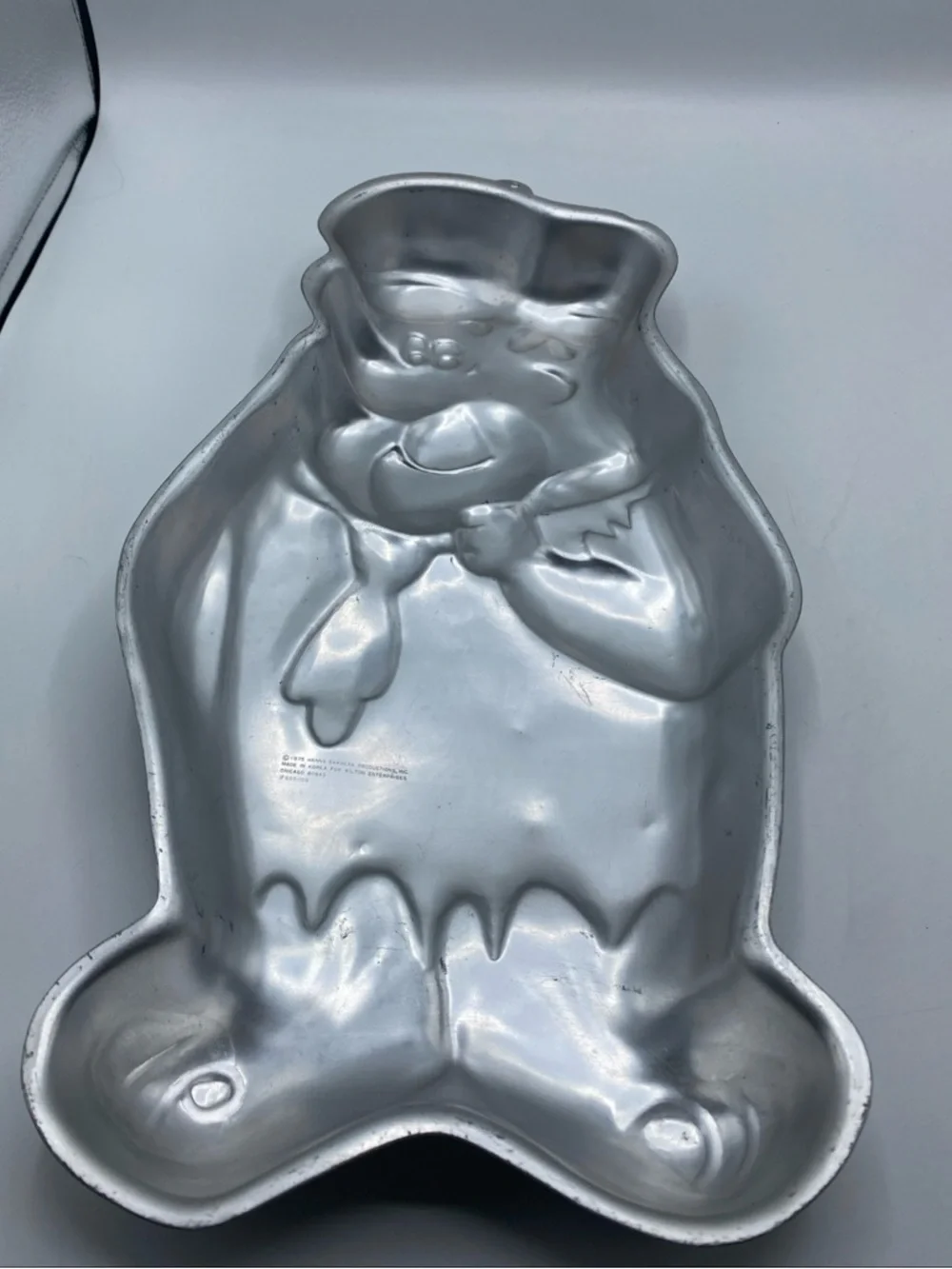 Vintage 1975 Wilton 502-186 Fred Flintstone Cake Pan Hanna Barbera Size 16x8